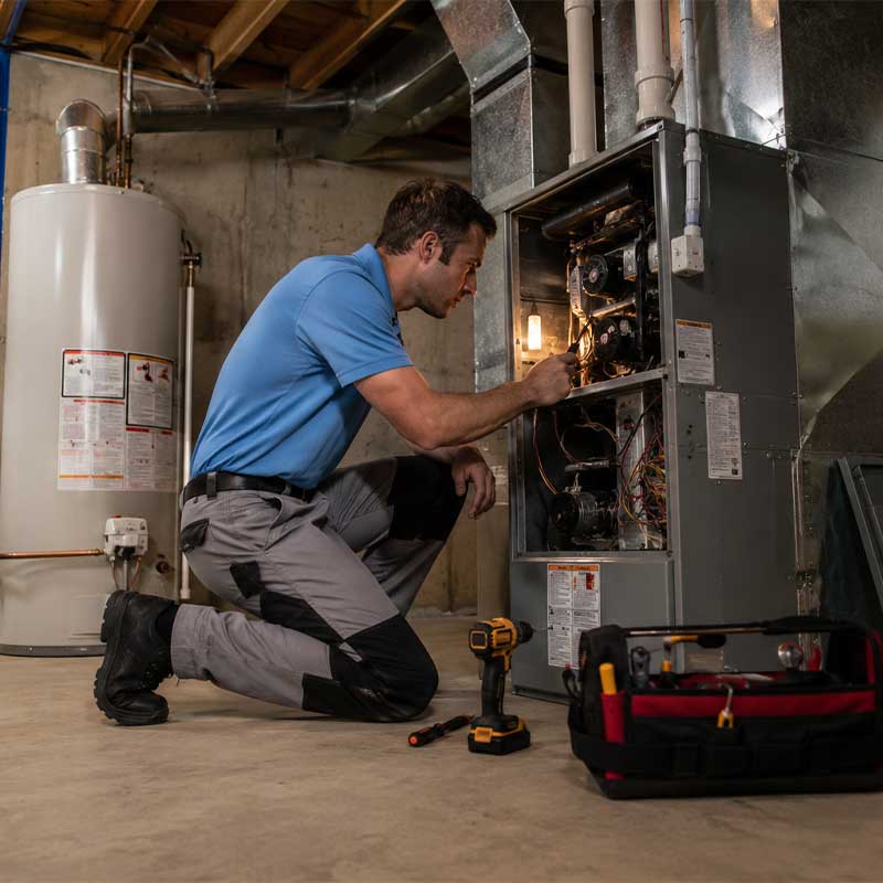 Breeze Boss heating furnace maintenance by HVAC expert in Concord, North Carolina