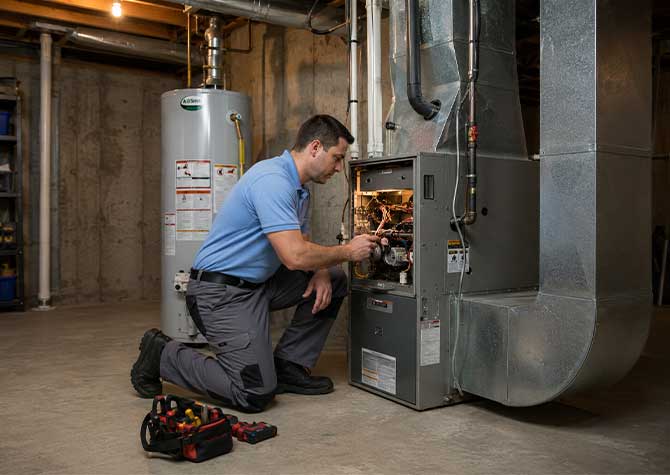 Breeze Boss furnace maintenance service for homes in Concord, North Carolina