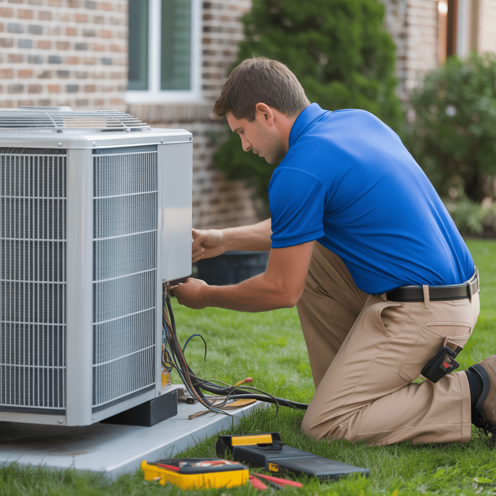 Breeze Boss experienced HVAC repair specialist for residential systems in Concord, North Carolina